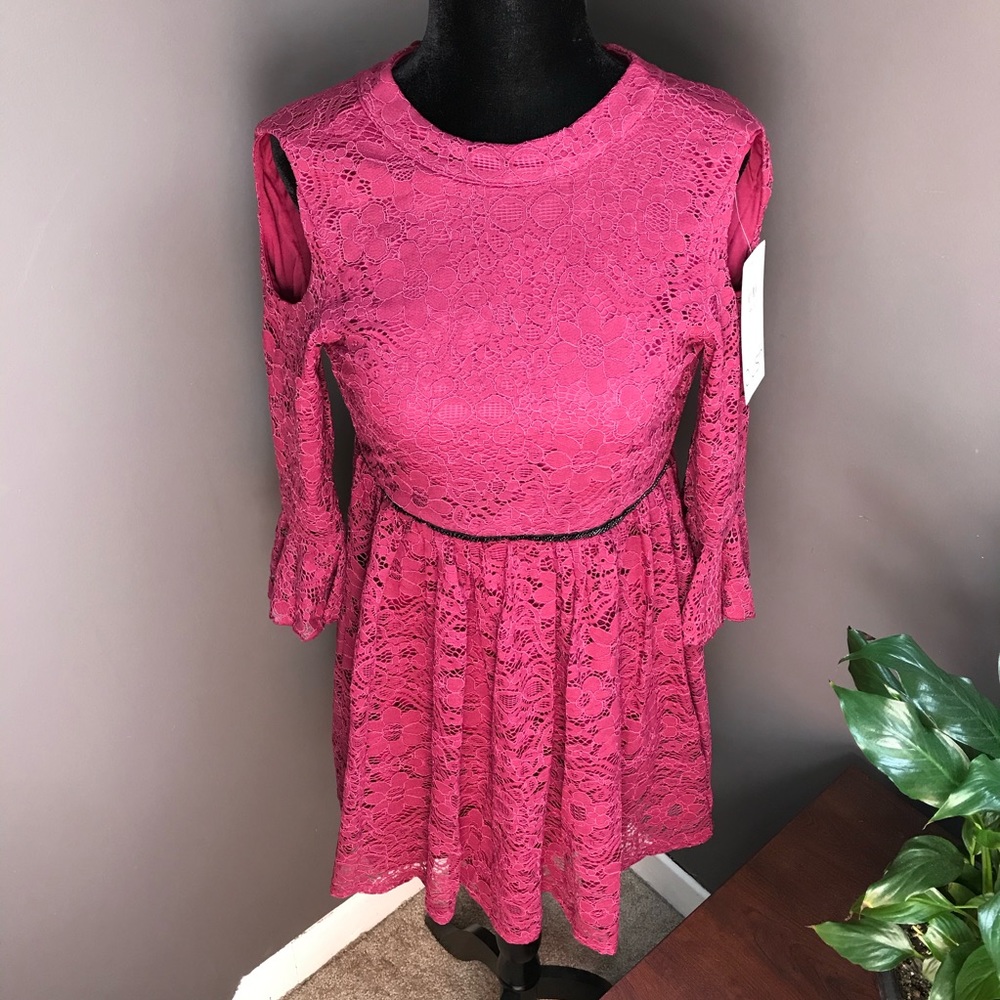 New, Girl’s Blush by Us Angels Girl’ Lace Dress